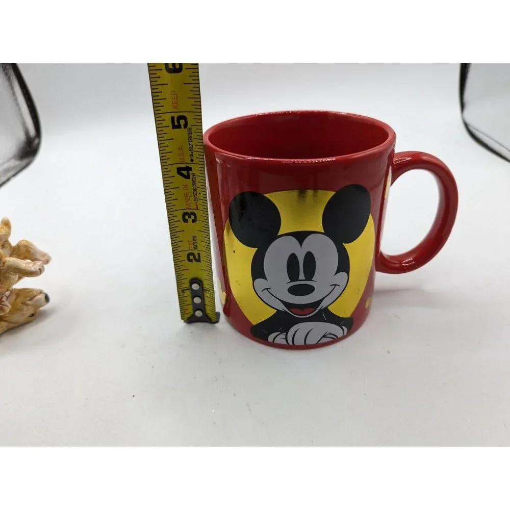 Disney Mickey Mouse Red Ceramic Jumbo Coffee Mug 4.5